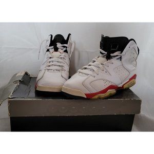 Air Jordan 6 Retro White/Varsity Red-Black